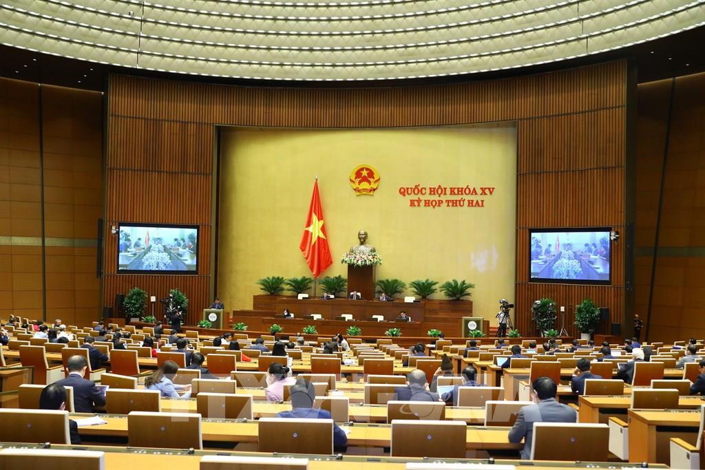  Quốc hội nghe Tờ trình về dự kiến Kế hoạch cơ cấu lại nền kinh tế giai đoạn 2021-2025. Nguồn: quochoi.vn