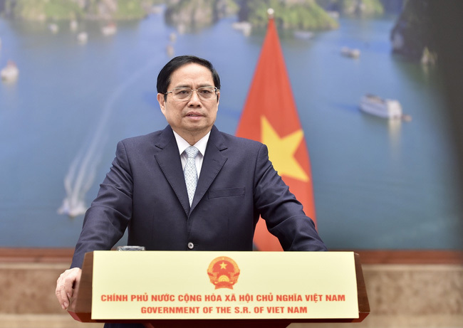 Thủ tướng Phạm Minh Chính trả lời phỏng vấn báo chí Nhật Bản.