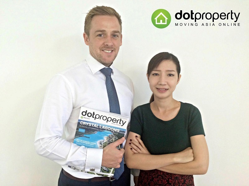Kristian and Lucy, phụ trách văn phòng Dot Property Việt Nam