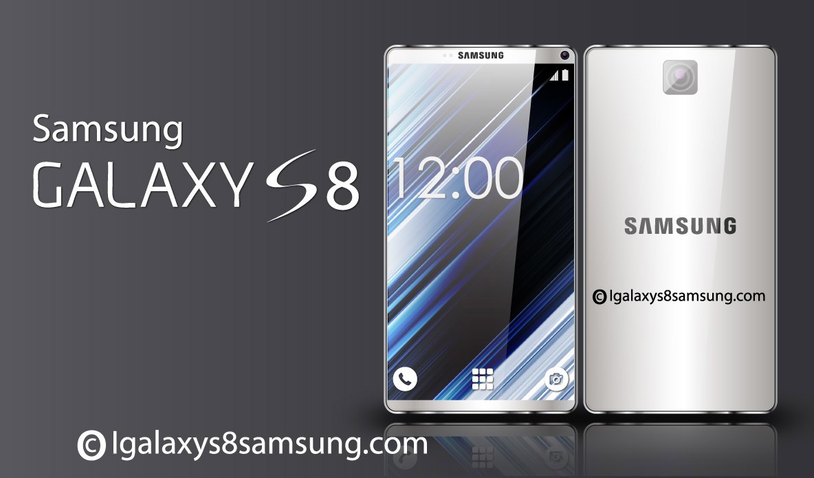 Diện mạo của Samsung Galaxy s8.