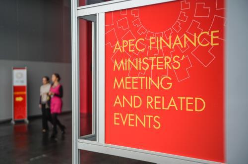 Hội nghị Bộ trưởng Tài chính các nước APEC tại Lima (Peru). Ảnh: AFP/TTXVN 