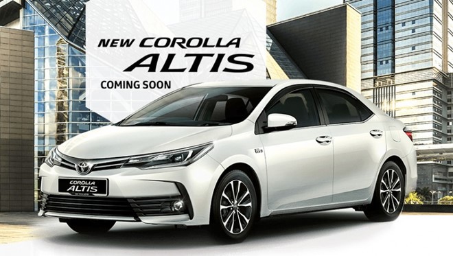 Corolla Altis mới 2017  Tăng tiện nghi nhiều lựa chọn