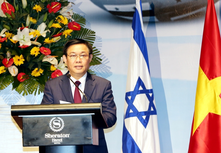 Phó Thủ tướng Vương Đình Huệ phát biểu tại Diễn đàn Doanh nghiệp Việt Nam-Israel. Ảnh minh họa. Nguồn: Internet