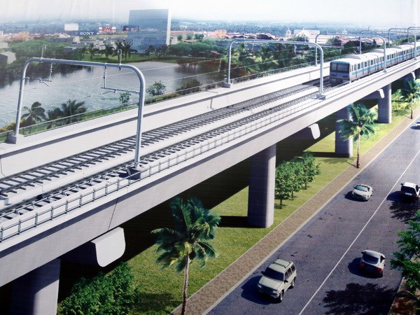 Thủ tướng đã đồng ý cho TP. Hồ Chí Minh ứng trước vốn ODA trong kế hoạch đầu tư công trung hạn 2016-2020 để xây đường sắt đô thị. Nguồn: Internet