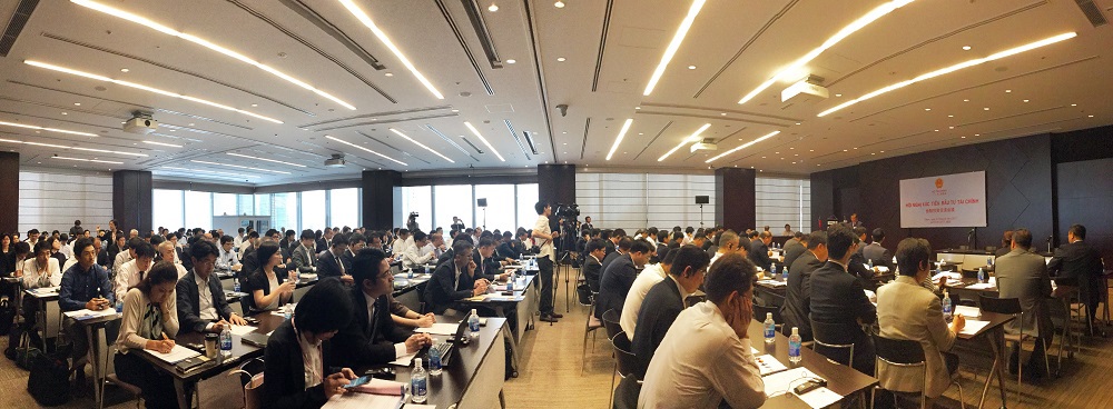 Đông đảo các tập đoàn, doanh nghiệp Nhật Bản tham dự tại Hội nghị Xúc tiến Đầu tư Nhật Bản vào Việt Nam. Nguồn: mof.gov.vn