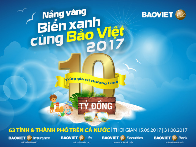 Sau hơn 2 tháng tổ chức Chương trình “Nắng vàng biển xanh cùng Bảo Việt”, bước đầu, chương trình đã gặt hái được thành công ngoài mong đợi. Nguồn: Internet