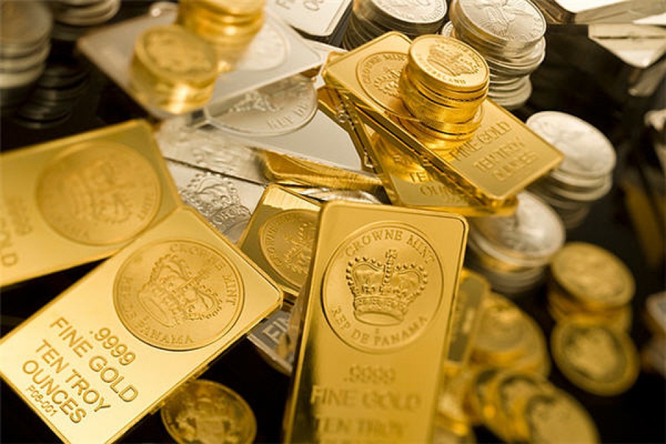 Giá vàng thế giới đi xuống trong bối cảnh đồng USD tăng giá và các nhà đầu tư có tâm lý thận trọng trước khi cuộc họp của Cục Dự trữ Liên bang Mỹ (Fed) diễn ra trong hai ngày 31/10-1/11. (Nguồn: mining)