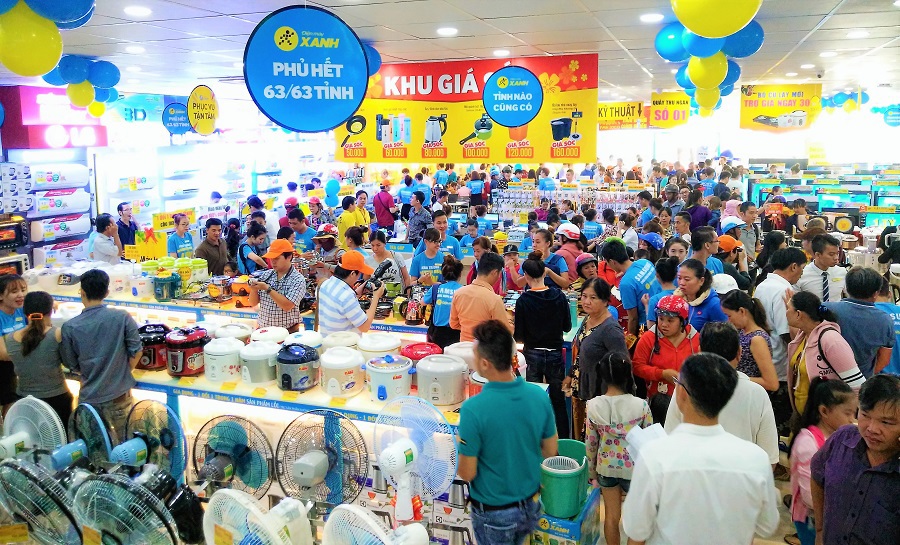 Dự báo đến năm 2020, tốc độ tăng trưởng thương mại bán lẻ của Việt Nam sẽ đạt 11,9%/năm. Nguồn: Internet 