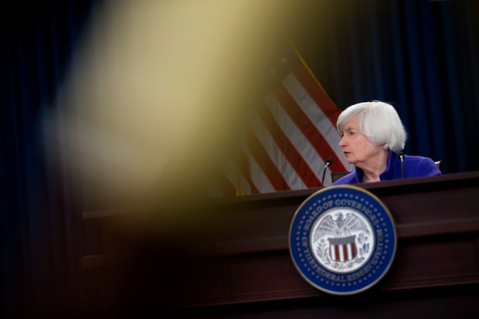 Ngày 31/1, bà Janet Yellen chủ trì cuộc họp cuối cùng trên cương vị Chủ tịch Fed. Nguồn: The New York Times