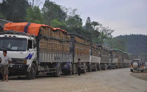 Hàng hóa xuất khẩu tại Tân Thanh - Lạng Sơn. Nguồn: Internet