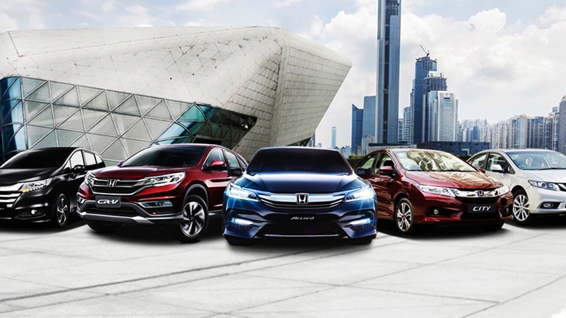 Honda Việt Nam đã chính thức công bố giá bán 4 mẫu ô tô NK CR-V, Civic, Jazz và Accord được nhập khẩu từ Thái Lan. Nguồn: Internet