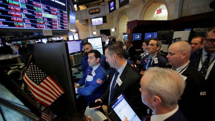 Kết thúc phiên giao dịch ngày 11/4, Dow Jones đóng cửa ở 24.189,45 điểm, giảm 218,55 điểm. Nguồn: Internet