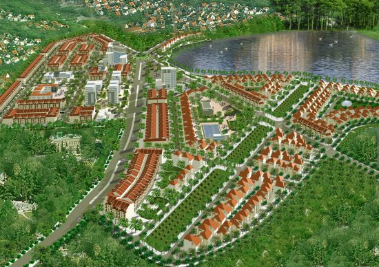 Phối cảnh dự án Khu đô thị mới Xuân Hoà. Nguồn: Internet