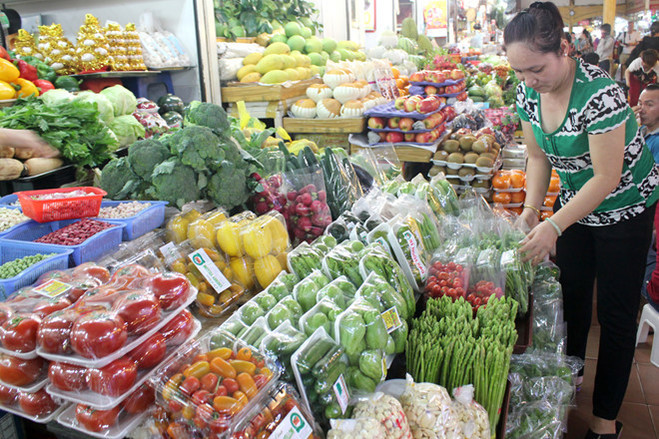 Nhiều địa phương trong cả nước đang dự kiến nhân rộng mô hình “Chợ thí điểm bảo đảm an toàn thực phẩm”. Nguồn: Internet