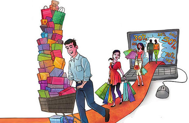 25% số người tiêu dùng được khảo sát dự định sẽ giảm tần suất mua sắm tại cửa hàng thực tế. Nguồn: Internet