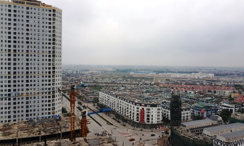 Một dự án khu đô thị tại Hà Đông, Hà Nội. Ảnh: Nguyễn Hà