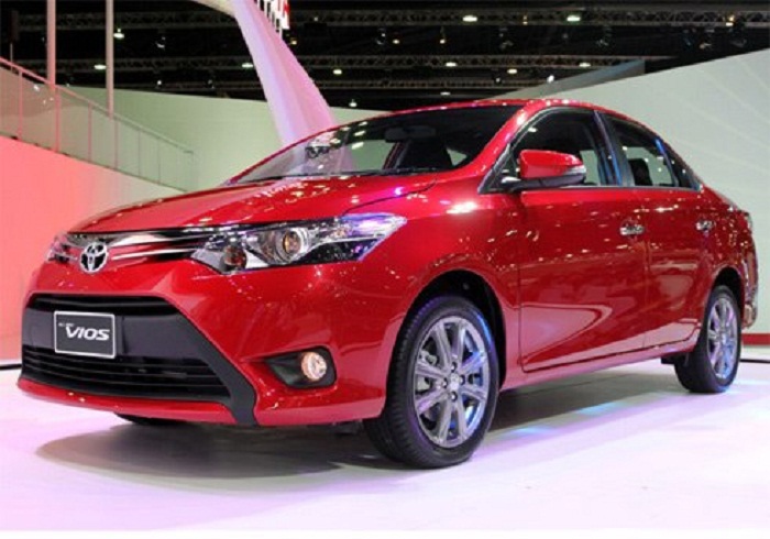 Mẫu sedan cỡ nhỏ Toyota Vios tiếp tục chiếm giữ ngôi vị số 1 về sản lượng bán hàng. Nguồn: Internet
