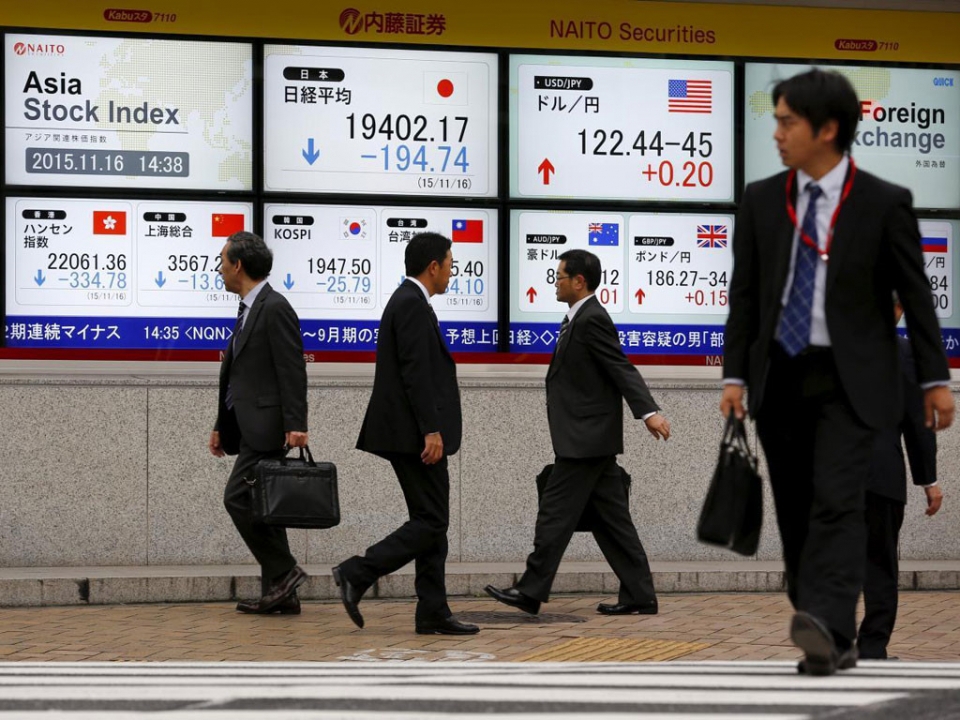 Các nhà phân tích nhận định, nền kinh tế Nhật Bản suy giảm chỉ là một khó khăn tạm thời, do các nhân tố tạm thời như thời tiết xấu và các thị trường chứng khoán yếu. Nguồn: Reuters