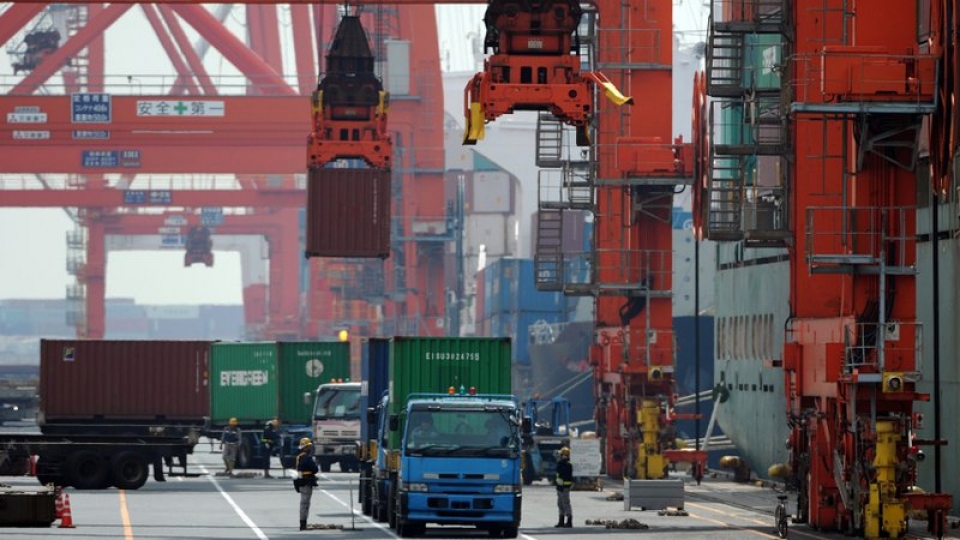 Nhật Bản đã phải chịu thâm hụt thương mại sau 2 tháng thặng dư thương mại liên tiếp - Ảnh minh họa. Nguồn: RTE