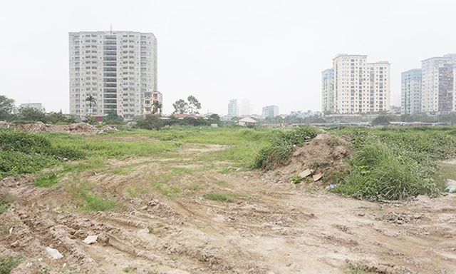  Dự án Thịnh Liệt (Hoàng Mai) để hoang đã 14 năm chưa triển khai. Nguồn: thoibaokinhdoanh.vn