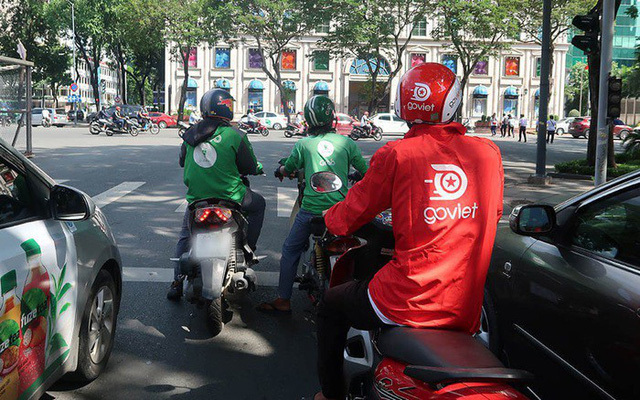 Các doanh nghiệp Việt cũng nhanh chóng chen chân vào lĩnh vực ứng dụng gọi xe công nghệ. Nguồn: Internet