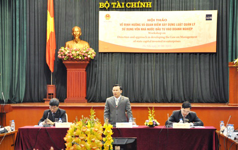 Thứ trưởng Trần Văn Hiếu phát biểu tại Hội thảo