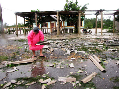 Quảng Bình là địa phương bị thiệt hại nặng nề nhất bởi cơn bão số 10. Nguồn: internet