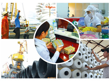 Năm 2013, nền kinh tế của Việt Nam tiếp tục đạt được sự tăng trưởng ổn định. Nguồn: internet