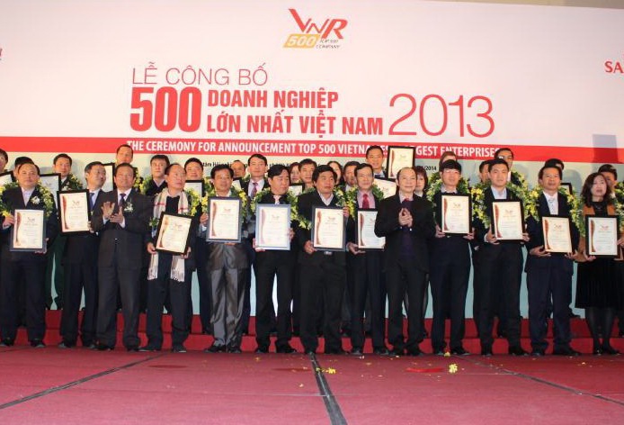 Những doanh nghiệp tiêu biểu được tôn vinh tại buổi lễ. Nguồn: internet