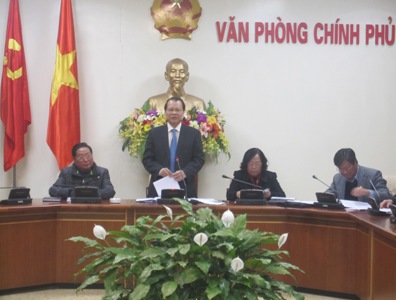 Phó Thủ tướng Vũ Văn Ninh, Trưởng Ban Chỉ đạo Trung ương về giảm nghèo bền vững chủ trì cuộc họp. Nguồn: mof.gov.vn