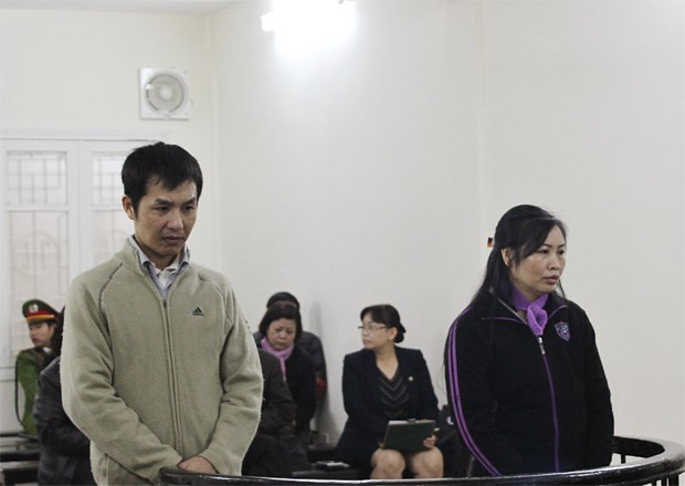 Hội đồng xét xử tuyên phạt, tù chung thân với Trần Thị Gấm và 12 năm tù giam với Nguyễn Quốc Nhật. Nguồn: internet