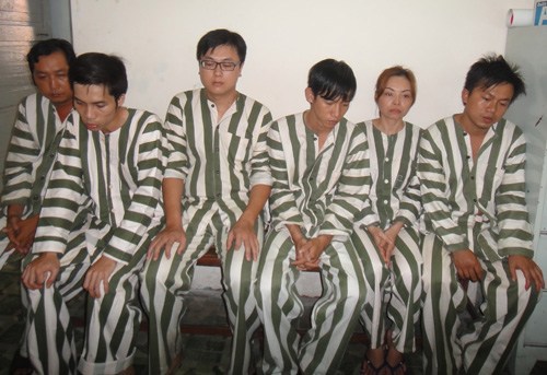 Các nghi phạm bị bắt giữ. Nguồn: laodong.com.vn