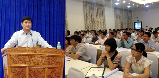 Cục trưởng Cục Kế hoạch tài chính Lê Ngọc Khoa phát biểu tại hội nghị. Nguồn: mof.gov.vn