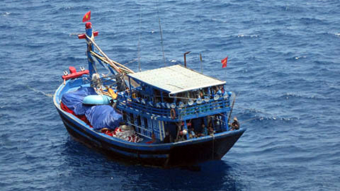 Thu nhập từ hoạt động đánh bắt hải sản được miễn thuế. Nguồn: internet
