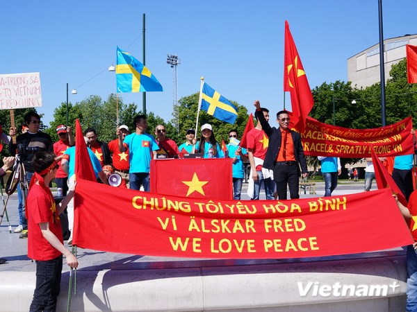 Cuộc biểu tình, tuần hành nhằm lên án Trung Quốc xâm phạm chủ quyền của Việt Nam. Nguồn: vietnamplus.vn