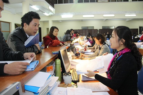 Hoạt động tại Sở Giao dịch Kho Bạc Nhà nước. Nguồn: baohaiquan.vn
