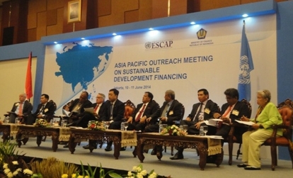 Hội nghị Cấp cao về tài trợ phát triển bền vững khu vực Châu Á – Thái Bình Dương. Nguồn: mof.gov.vn