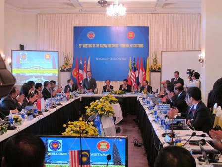 Toàn cảnh hội nghị Tổng cục trường Tổng cục Hải quan ASEAN lần thứ 23. Nguồn: thoibaotaichinhvietnam.vn