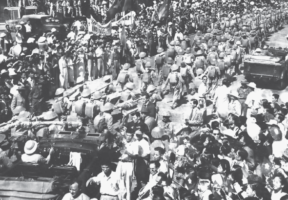 Đội quân Tài chính hoà trong đoàn quân cách mạng về tiếp quản Thủ đô, tháng 10/1954