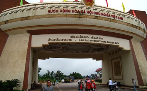 Cửa khẩu Quốc tế Lao Bảo. Nguồn: internet