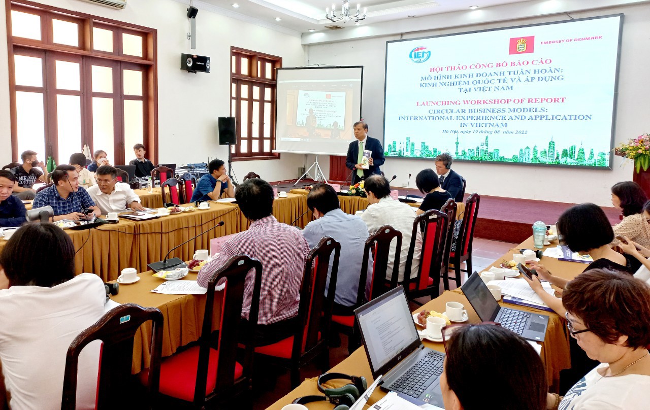 Viện Nghiên cứu quản lý kinh tế Trung ương công bố Báo cáo “Mô hình kinh doanh tuần hoàn: Kinh nghiệm quốc tế và áp dụng tại Việt Nam” (ngày 19/8/2022)