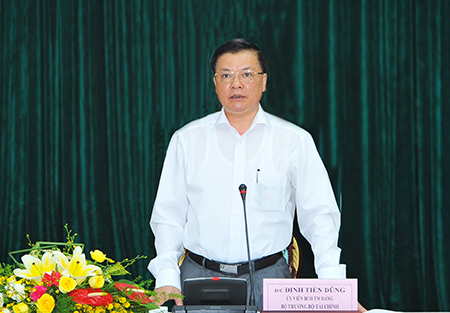 Bộ trưởng Bộ Tài chính Đinh Tiến Dũng. Nguồn: http://www.mof.gov.vn