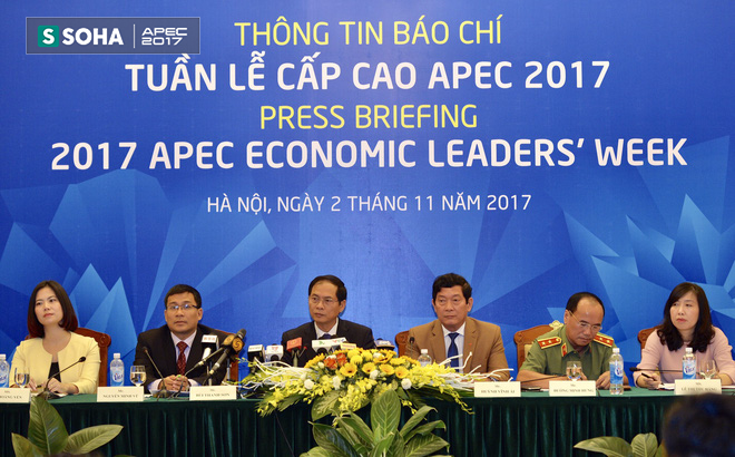 Ủy ban Quốc gia APEC 2017 tổ chức buổi thông tin báo chí về Tuần lễ Cấp cao Diễn đàn hợp tác kinh tế châu Á – Thái Bình Dương (APEC) 2017