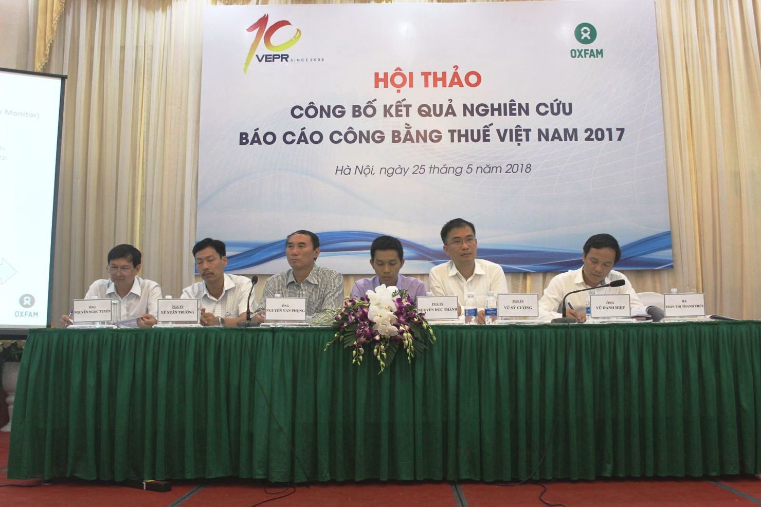 Hội thảo Công bố kết quả nghiên cứu Báo cáo Công bằng thuế Việt Nam 2017