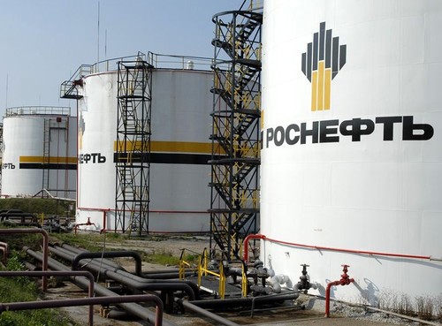 Rosneft, công ty dầu mỏ lớn nhất tại Nga, doanh nghiệp đứng đầu trong danh sách dễ dính các đòn trừng phạt kinh tế của Mỹ và Phương Tây. Nguồn: internet