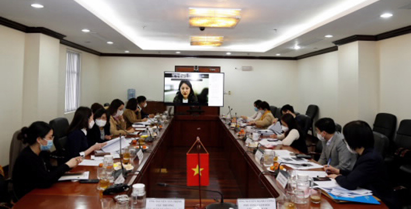 Toàn cảnh điểm cầu Việt Nam tham dự Hội nghị T-CoP PEMNA.