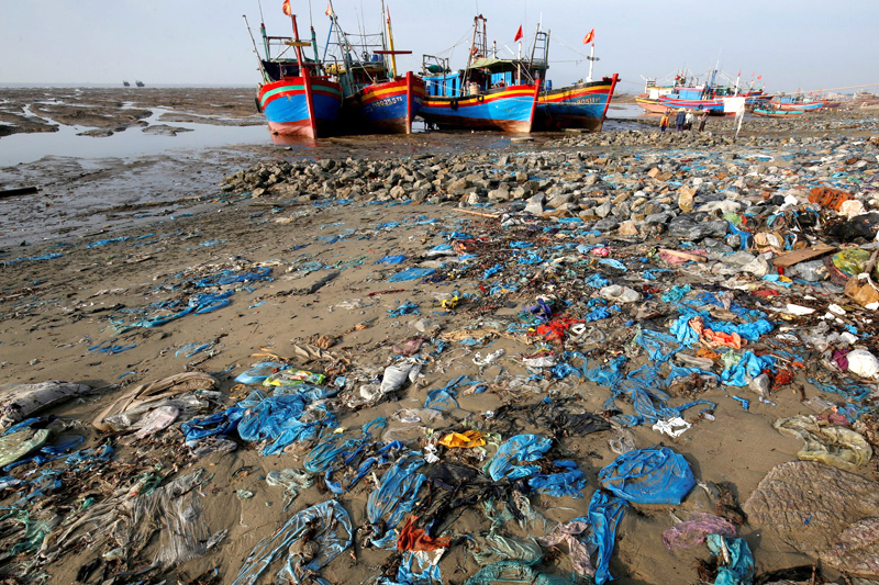 Ô nhiễm đại dương, đặc biệt là nhựa và rác thải biển đang ảnh hưởng trực tiếp đến đời sống của con người và biển. Nguồn: Internet.