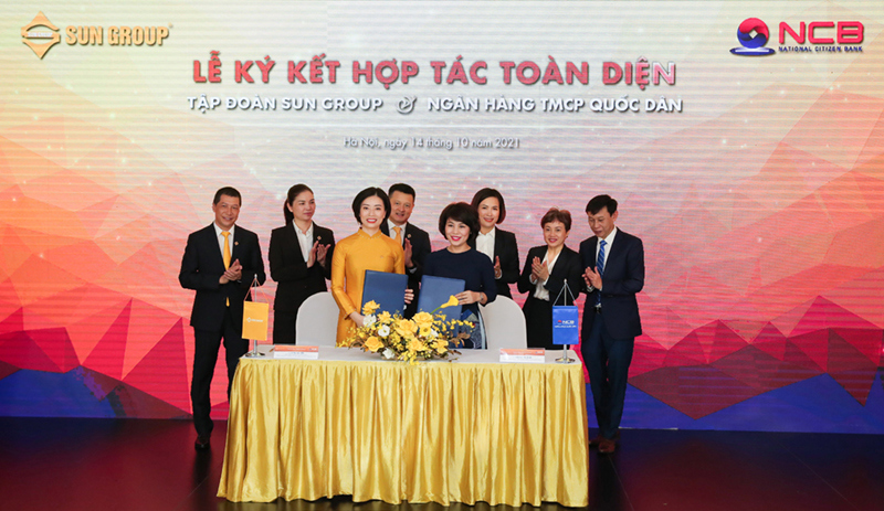 Sun Group và NCB ký kết thỏa thuận hợp tác toàn diện.