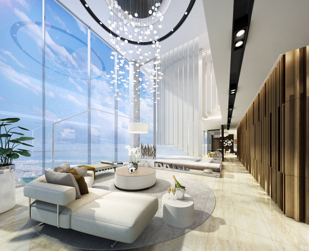 Duplex Penthouse là biểu trưng cho cuộc sống sang trọng, giàu có của các chủ nhân. Nguồn: http://vinhomes.vn
