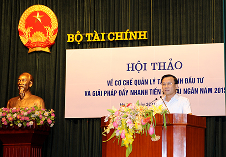 Thứ trưởng Trần Văn Hiếu phát biểu khai mạc. Nguồn: mof.gov.vn